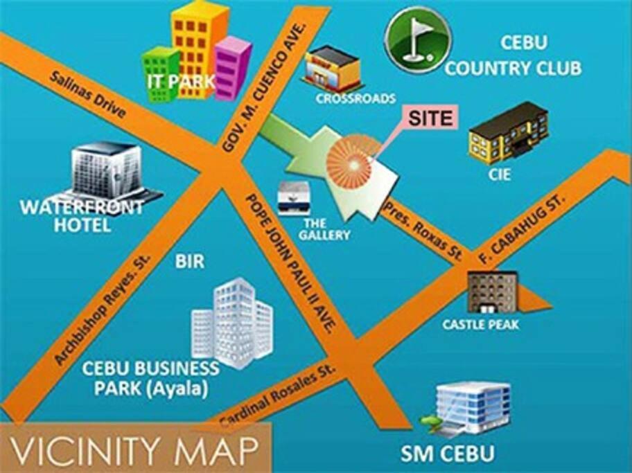 Condo Near Ayala Cebu City W Wifi Balcony Ngoại thất bức ảnh